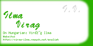 ilma virag business card